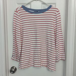 Nautica shirt striped nautical cotton size XL